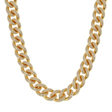 diamond gucci cuban link chain gold gods